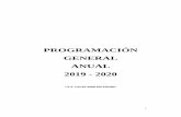 PROGRAMACIÓN GENERAL ANUAL 2019 - 2020ieslme.org/info/documentos/compendio_PGA_19_20.pdf · 2 ÍNDICE: - PROPUESTAS DE MEJORA EN EL CURSO ANTERIOR - EN EL ÁMBITO ORGANIZATIVO: 1.-