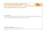 Recubrimientos de cítricos...2018/02/15  · 2018 Recubrimientos de cítricos BLOQUE II. Poscosecha en los cultivos de la Comunidad Valenciana II.1. Tecnología poscosecha en cítricos