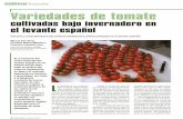 cultivos tomate ledades de CoL late · 2009. 6. 16. · cultivos tomate 1 ledades de CoL late cultivadas bajo invernadero en el levante español Elección y caracterización del material