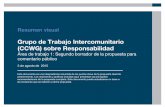 Grupo de Trabajo Intercomunitario (CCWG) sobre Responsabilidad€¦ · Segundo borrador de la propuesta para comentario público del Grupo de Trabajo Intercomunitario (CCWG) sobre