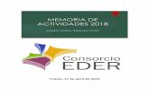 Tudela, 17 de abril de 2019 - CONSORCIO EDER … · ‐ Identificación y captación de Emprendedores en la Comarca. ... emprendedoras, fuentes de financiación, trámites a realizar