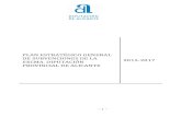 PLAN ESTRATÉGICO GENERAL DE SUBVENCIONES DE LA …abierta.diputacionalicante.es/.../PLAN-ESTRATEGICO-2015-2017.pdf · plan estratÉgico general de subvenciones de la excma. diputaciÓn