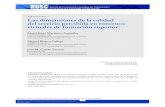 Las dimensiones de la calidad del servicio percibida en ...rusc.uoc.edu/rusc/ca/index.php/rusc/article/...2. Evaluación de la calidad del servicio percibida en entornos virtuales