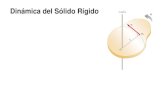 Dinámica del Sólido Rígido - unizar.es · Sólido Rígido • Movimiento del sólido rígido • Momento angular del sólido rígido • Momento de inercia • Rotación de sólidos