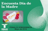 Encuesta Día de la Madre - Fenalco Presidencia Nacional · Con motivo del día de la madre que se celebra oficialmente este año el 13 de Mayo, FENALCO realiza una encuesta virtual