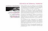 ACERCA DE DANIEL PANDZA · en colaboración con empresarios de la comunidad, el primer Certificado en Innovación Empresarial para el Tecnológico de Monterrey (Campus Guadalajara).