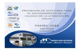 PAMEC 2018 - Hospital Civil de Ipiales E.S.E … · servicios e implementar el componente de auditoría para el mejoramiento de la calidad de la atención y se dictan otras disposiciones.