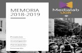 Memoria - medialab.ugr.es€¦ · la puesta en común de información por parte de los actores interesados en los barrios del Albaicín y del Sacromonte, así como el diseño colaborativo