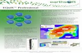 EQuIS™ Professional · Professional y proporciona capacidades de visualización de subsuperficie en 2 y 3 dimensiones tales como diagramas de corte transversal, diagramas de bloques,