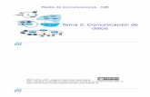 Tema 2: Comunicación de datos - Academia Cartagena99 t2... · Tema 2: Comunicación de datos Redes de Comunicaciones - GIB ©DIT-UPM, 2015. ... Tipos de medios físicos: RCOM 2015/16