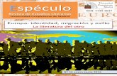 Espéculo - unav · 2020. 3. 3. · Espéculo . Revista de Estudios Literarios . Universidad Complutense de Madrid . ISSN: 1139-3637. Nº 56 enero-junio 2016 . Europa: identidad,