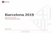 Títol principal d’estiu 2017€¦ · Presentació de Barcelona 2019 Departament d’Anàlisi Oficina Municipal de Dades 7 La població estrangera representa el 20,2% de la població