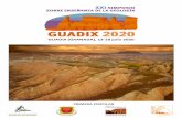 GUADIX (GRANADA), 13 -18 julio 2020 · 2020. 1. 8. · del 13 al 18 de julio de 2020. ... durante las tardes del lunes, ... • Lanzamiento tercera circular y programa definitivo: