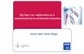 Xavier Sabi i Santi Aliaga - Associació Catalana de ... · Informe de Forrester Research sobre grandes empresas americanas, el año 2018: - Un 70% de las empresas esperan implementar