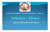 CAMARA DE COMERCIO Y TECNOLOGIA MEXICO –CHINA A.C....yChina es la súper‐potencia mundial en Pescados y Mariscos. 35% de la producción total global. yProducción Acuática : 60