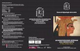 Curso de Egiptología 2014-2015 - Madrid€¦ · Facultad de Filosofía y Letras de la Universidad Autónoma de Madrid Museo de San Isidro-Los Orígenes de Madrid y el Templo de Debod