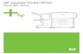 HP LaserJet 9040/9050 - usermanual.wiki · 8 Capítulo 1 Conceptos básicos sobre la impresora ESWW Interfaz del usuario Visor gráfico del panel de control Servidor web incorporado