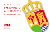 BASES DE UN PRESUPUESTO ALTERNATIVOpsoelarioja.es/wordpress/wp-content/uploads/2018/03/PRESUPUEST… · Principales cifras macroeconómicas La Rioja España La Rioja España 2017