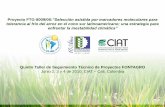 Proyecto FTG-8009/08:“Selección asistida por marcadores ...€¦ · Quinto Taller de Seguimiento Técnico de Proyectos FONTAGRO Junio 2, 3 y 4 de 2010, CIAT –Cali, Colombia Proyecto
