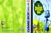 A Bug's Life - Nintendo Game Boy Color - Manual ..._Inc..… · Insert the Game Pak of A ßug's Life into the Slot on the Game Boy. TO lock the Game Pak in place, press firmly. Turn