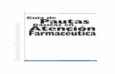 Libro Guia de Pautas - AFAM€¦ · Farm. Andrea C. Paura (Asesora externa del Departamento de Atención Farmacéutica- Farmacéutica Comunitaria) Agradecimientos especiales: A todos