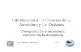 Introducción a las Ciencias de la Atmósfera y los Océanosicao.at.fcen.uba.ar/Clase1_ATMOSFERA_alumnos.pdf · – ~ 3.800 millones de años atrás. Historia de la atmósfera •