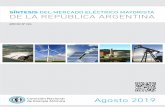 SÍNTESIS DEL MERCADO ELÉCTRICO MAYORISTA DE LA … · Esta generación fue un 138,9% superior a la del 2018, y corresponde a un aumento de potencia instalada de un 108,6%. Por su