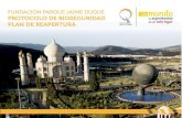 Protocolo Bioseguridad 2020 Parque Jaime Duquebioseguridad y control que aumentarán la frecuencia de procesos de higiene y desinfección con productos de altos estándares, acompañadas