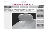 El enorme legado jurídico y moral que dejó el Papa Juan ...derecho.uc.cl/images/old/stories/publicaciones... · El enorme legado jurídico y moral que dejó el Papa Juan Pablo II