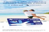 Interjet-Inbursa Clásica · avión con tu Tarjeta de Crédito Interjet-Inbursa Clásica podrás obtener hasta 15% de descuento3 • Equipaje adicional SIN COSTO hasta por 5 kg. adicionales