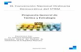 XL Convención Nacional Ordinaria Democrática del STRMportal.strm.net/documentos/convencion40/Tactica_estrategia.pdf · y construcción de propuestas, particularmente en el tema