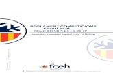 REGLAMENT COMPETICIONS ESQUÍ ALPÍ TEMPORADA 2016-2017 · REGLAMENT COMPETICIONS ESQUÍ ALPÍ TEMPORADA 2016-2017 ... PREÀMBUL 2. LLICÈNCIES DE COMPETICIÓ 3. COMPETICIONS FCEH