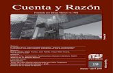 Cuenta y Razóncuentayrazon.com/wp-content/uploads/2016/05/revista19.pdfCuenta y Razón Fundada por Julián Marías en 1981 Precio: 8 % 19 Segunda etapa ENERGÍA El desafío de un