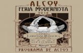 · íNDICE - Alicante Live Music...6 Obtuvo diferentes distinciones en las exposiciones nacionales, entre las que destacan la 3a medalla en 1904 y 1906, y la 2a en 1908, y presentó