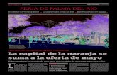 MONOGRÁFICO. 17 de mayo del 2018 feria de palma del río · 2018. 5. 17. · Especial I Feria de Palma del Río JUEVES Diario CÓRDOBA 17 DE MAYO DEL 2018 3 LElisa Manzano aa palma
