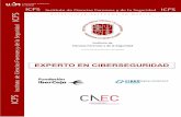 EXPERTO EN CIBERSEGURIDAD · 2.7 Certificaciones y compliance 3. Gestión de la ciberseguridad y controles avanzados 3.1 Planificación de la ciberseguridad 3.2 Gestión de Ciberincidentes