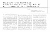BUSCANDO REPTILES MESO-CENOZOICOS DESDE EL CARIBE A …aargentinapciencias.org/wp-content/uploads/2018/01/Resenas/R-tom… · Invertebrados), el Dr. Raúl Ringuelet (Ecología), el