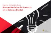 Experto Universitario en Nuevos Modelos de Docencia en el ...€¦ · Nuevos Modelos de Docencia en el Entorno Digital Modalidad: Online Duración: 6 meses ... Blogs y Foros 1.6.2.