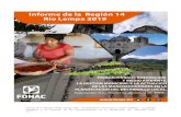 Informe de la Región 14 Río Lempa 2019. Productividad ...€¦ · desempeño futuro, limitando su veracidad. Los datos obtenidos en las giras regionales constituye valiosa información