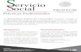 Cartel Servicio Social Profeco 2016 - ANUIESServicio+Social+Profeco+2016.pdf · cas Profesionales con nosotros. Requisitos: Ser estudiante de nivel licenciatura y contar con al menos