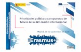 Prioridades políticas y propuestas de futuro de la dimensión ...sepie.es/doc/comunicacion/jornadas/2020/29_30_septiembre/...SERVICIO ESPAÑOL PARA LA INTERNACIONALIZACIÓN DE LA