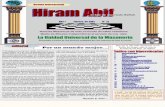 Revista Internacional Hiram Abif - Libro Esoterico · Constante Alona, de Alicante -España- asistieron a la Tenida Magna de Solsticio de Invierno celebrada el Domingo, décimo séptimo