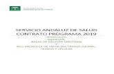 SERVICIO ANDALUZ DE SALUD CONTRATO PROGRAMA 2019 · 2019. 11. 18. · El Servicio Andaluz de Salud es una agencia administrativa de la Consejería de Salud y Familias que se adscribe