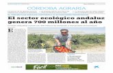 EL tErcEr pLan andaLuz contEmpLa 40 actuacionEs ... · El sector ecológico andaluz genera 700 millones al año EL tErcEr pLan andaLuz contEmpLa 40 actuacionEs prioritarias El tejido