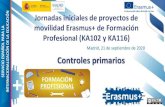 Jornadas iniciales de proyectos de movilidad Erasmus+ de Formación SERVICIO … · 2020. 10. 7. · SERVICIO ESPAÑOL PARA LA INTERNACIONALIZACIÓN DE LA EDUCACIÓN Jornadas iniciales