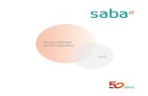 Responsabilidad Social Corporativa - Saba Infraestructuras · Responsabilidad Social Corporativa 2015 Saba RSC 2015 _ Relación con los grupos de interés 2 Índice Presentación