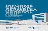 Informe Gestion Lima 2017 - AUIP€¦ · Asamblea GeneralMemoria 2014/15 7 y 8 de marzo de 2016 Universidad de Sevilla, España. ... • Curso de Experto en Investigación (Córdoba,