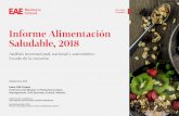 Informe Alimentación Saludable, 2018 · Informe Alimentación Saludable, 2018. Vil, I. Septiembre 2019 3 01. La importancia de la alimentación saludable como estilo de vida 02.