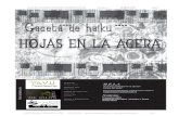 GACETA CULTURAL NACIONAL E INTERNACIONAL Volúmen: …...Concurso Grau Miró '10 Haiku y Tanka Kukai HELA GACETA CULTURAL NACIONAL E INTERNACIONAL Volúmen: 5 MARZO 2010 Año II