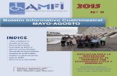 Boletín Informativo - AMFI · Casa Grande Jardín de la Música - 5 de junio de 2015 El taller de cerámica y pintura de AMFI se lleva a cabo desde el año 2001. Durante todo ese